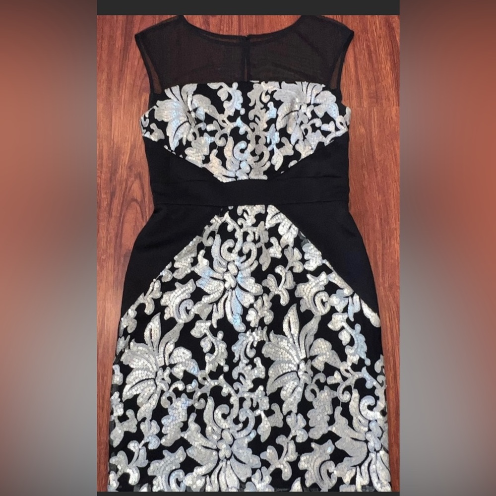Sequined dress - BLACK & GOLD SIZE 10
